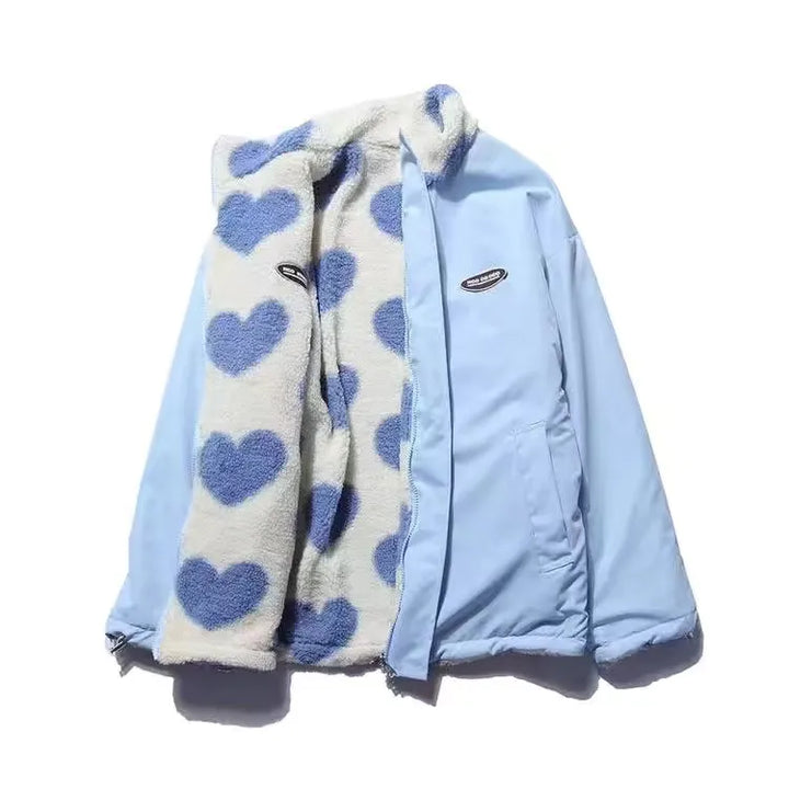 Heart - Cozy Reversible Teddy Jacket