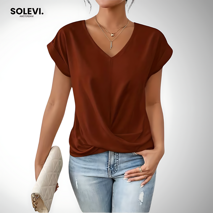 Kelly - Casual T-shirt met Korte Mouwen